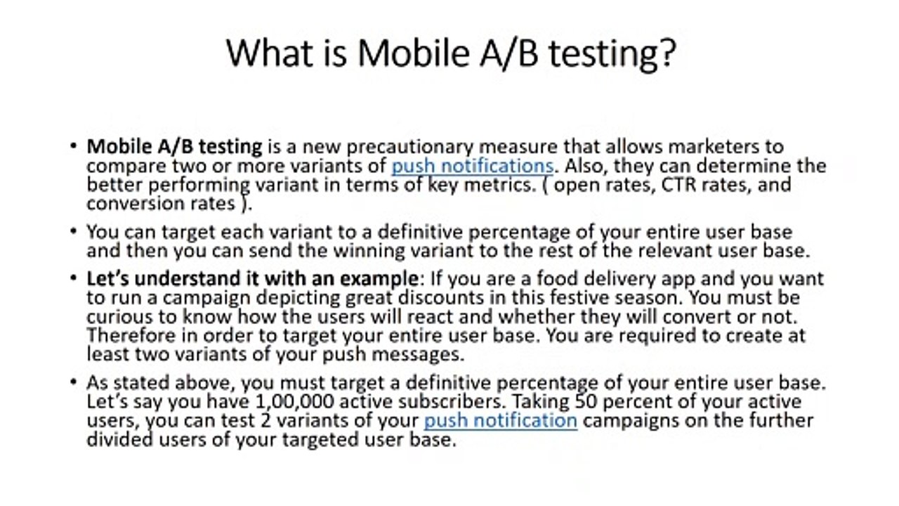 A/B Testing