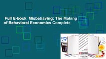 Full E-book  Misbehaving: The Making of Behavioral Economics Complete