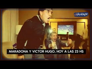 El Destape | "De la mano del 10", con Diego Maradona y Víctor Hugo por Telesur