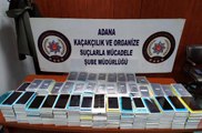 Adana'da 434 gümrük kaçağı cep telefonu ele geçirildi