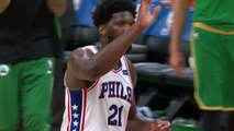 Embiid's vital block as Sixers beat Celtics