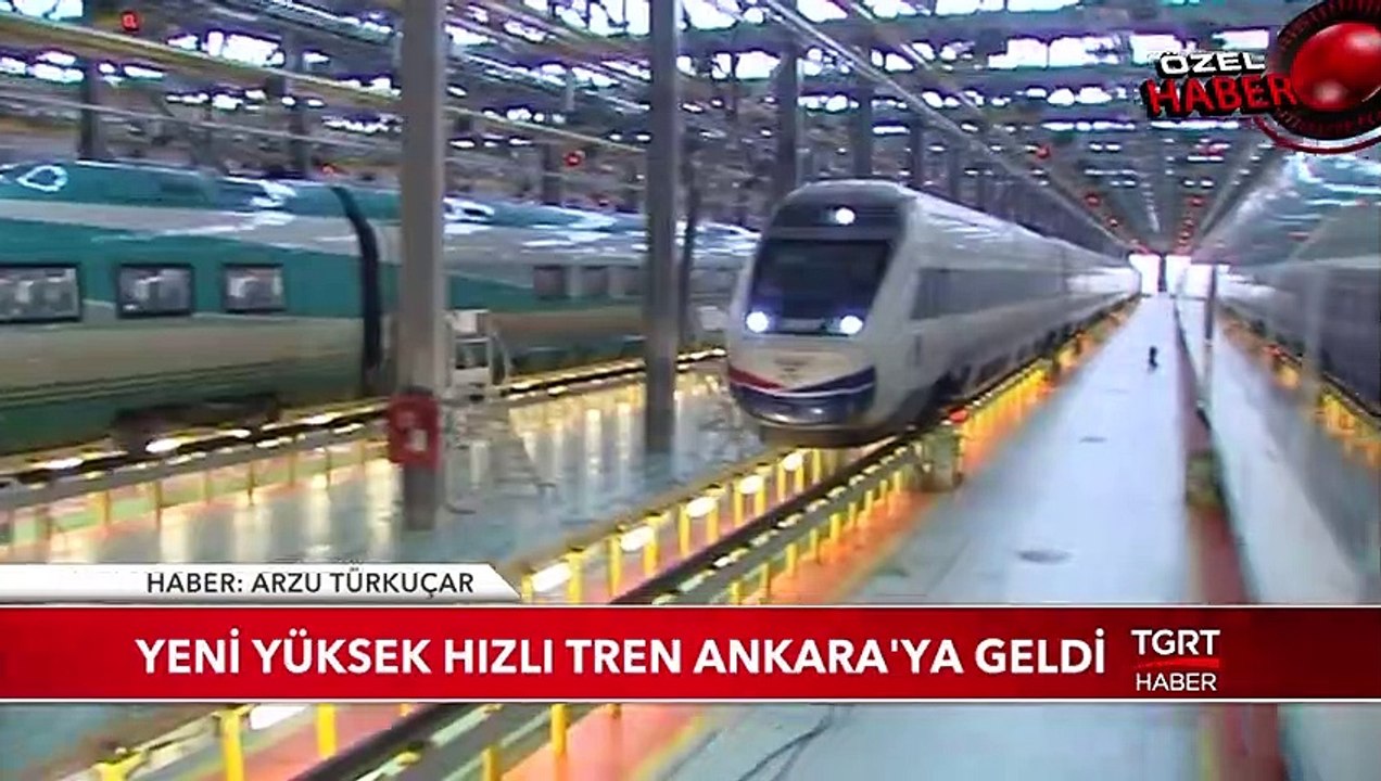 Yeni Yüksek Hızlı Tren (YHT), Almanya'dan Ankara'ya Geldi