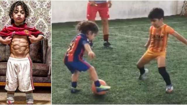 A seulement 5 ans, Arat Hosseini est déjà un prodige et annoncé comme le futur Cristiano Ronaldo