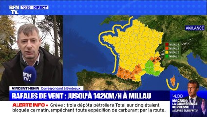 Rafales de vent: jusqu'à 142km/h à Millau (3) - 13/12
