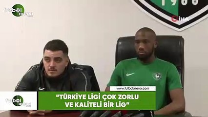Zakarya: "Türkiye ligi çok zorlu ve kaliteli bir lig"