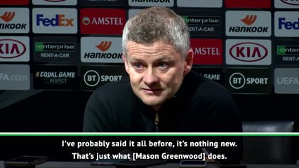 Скачать видео: Greenwood like a young Rooney - Solskjaer