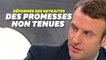 Retraites : entre les promesses de Macron et la réalité de la réforme, il y a comme un  décalage