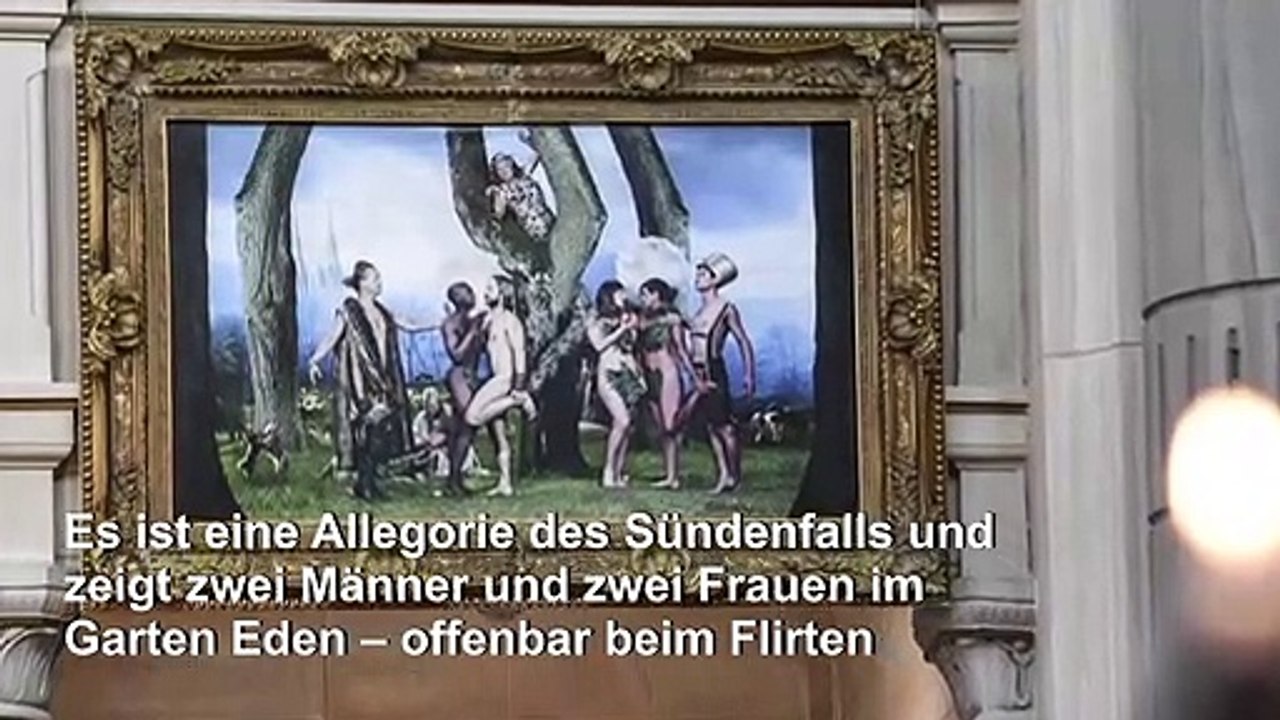 Homoerotisches altarbild soll aus kirche verschwinden
