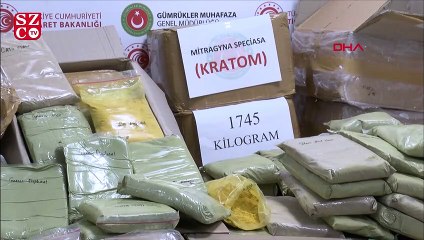 Türkiye’de yakalandı! 1 ton 745 kilo kratom