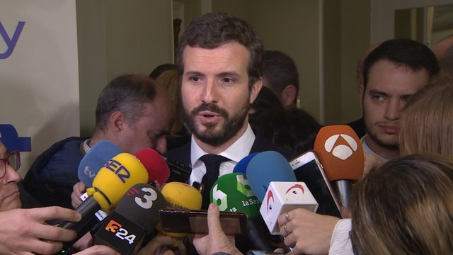 Casado alerta contra las reivindicaciones que Junqueras plantea a Sánchez
