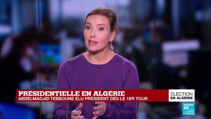 Présidentielle en Algérie : "La rue considère que la page n'est pas tournée"