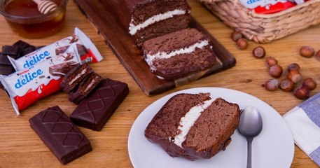 Succombez à notre Kinder Délice fait maison en version xxl !