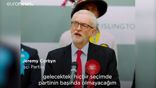 İngiltere'de seçim hezimeti yaşayan İşçi Partisi lideri Jeremy Corbyn görevini bırakıyor