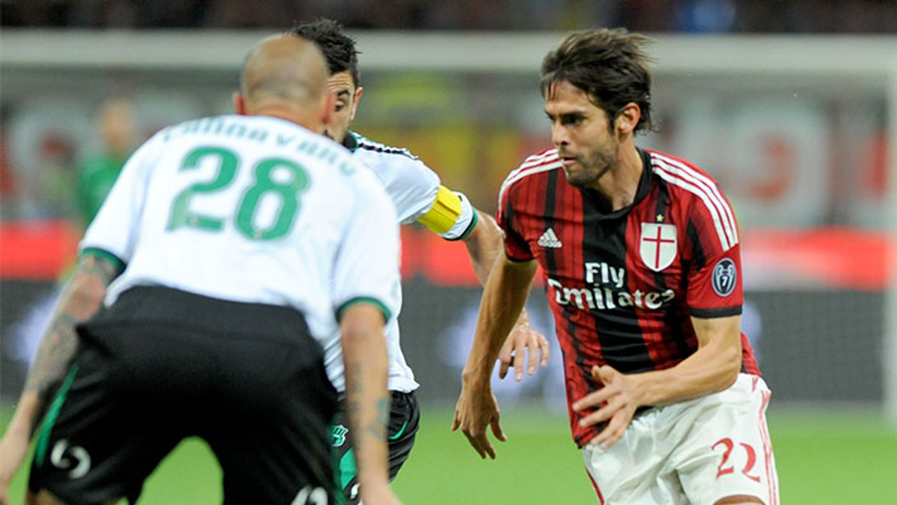 Milan-Sassuolo: l'ultima recita di Kaká in ross...
