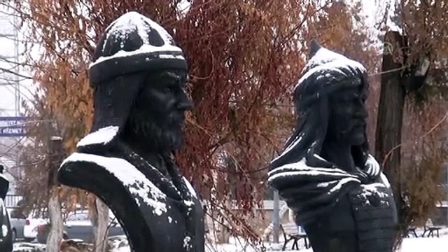 Kar yağışının ardından beyaza büründü - KARS