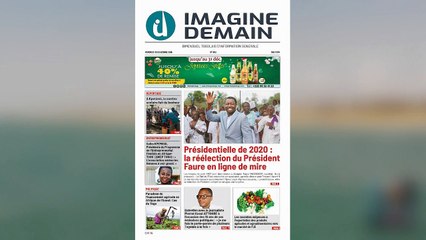La une des journaux  du 13 décembre 2019
