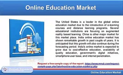 Online Education Market – Global Forecast by End User & Learning Mode