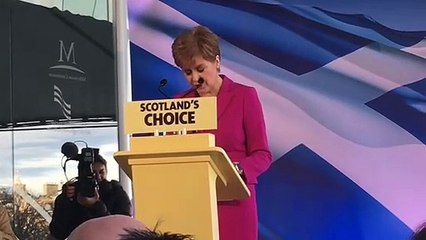 Nicola Sturgeon speaks after General Election 2019 Result