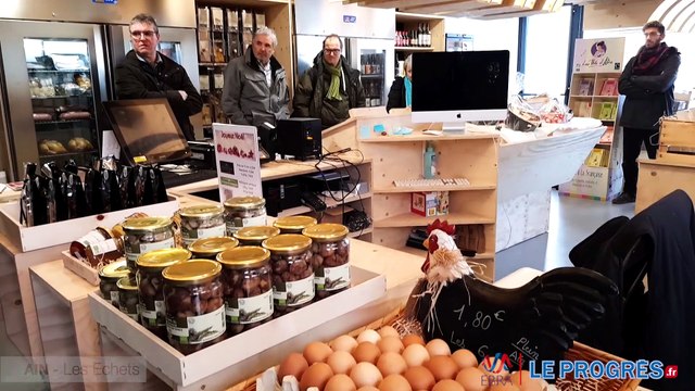 Au sein de l’épicerie fermière « Basse-cour et potager » ouverte depuis février 2019 aux Echets, un hameau de Miribel