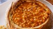 This Baked Bean Dip Is Served In A Loaf Of Bread