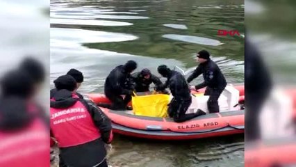 Elazığ fırat'a düşen kamyonetin sürücüsünün cesedi 13 gün sonra bulundu
