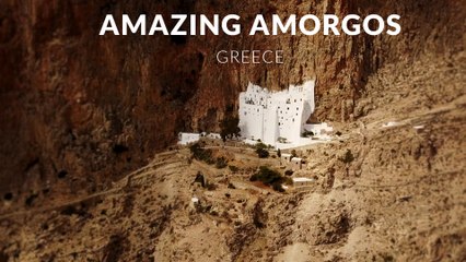 Amazing Amorgos, Greece ( 4k- Time lapse - Tilt- shift - Aerial)