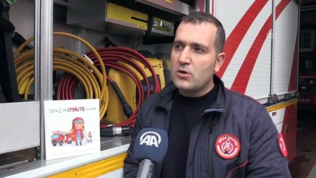 İtfaiye eri çocuklara yangın bilincini aşılamak için kitap yazdı - DÜZCE