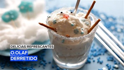 Delícias Refrescantes: O Olaf derretido
