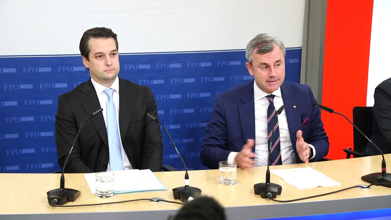 Strache-Ausschluss aus der FPÖ: Die Pressekonferenz im Video