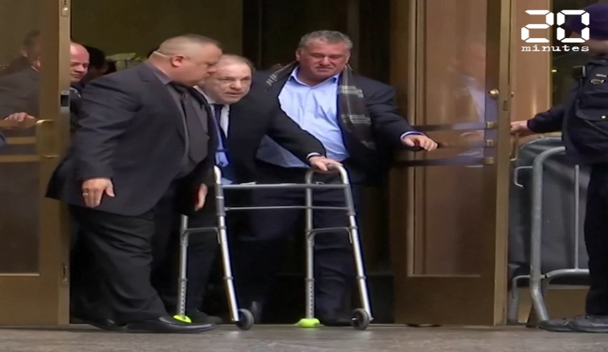 En déambulateur, Harvey Weinstein promet au juge qu'il sera présent à son procès en janvier