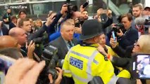 John McDonnell's victory speech turns ugly as fight breaks out in crowd
