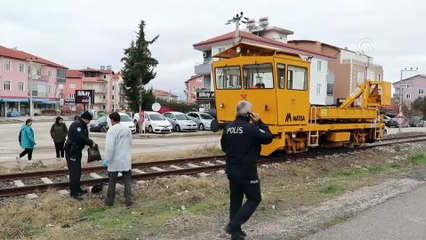 Raylı çekicinin çarptığı yaya öldü - BURDUR