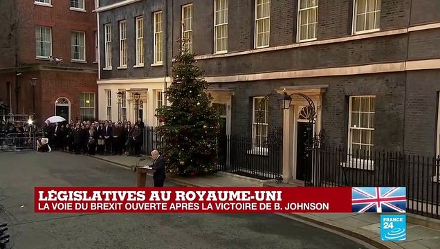 REPLAY - Boris Johnson s'exprime après la victoire des conservateurs aux législatives