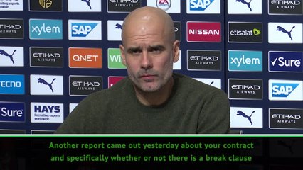 Break clause 'not true' says committed Guardiola