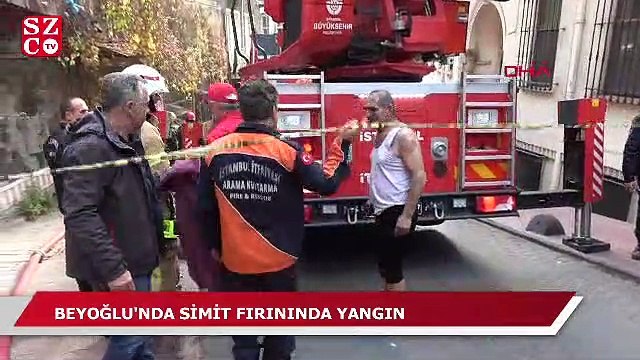 Beyoğlu'nda yangın! İki kişi mahsur kaldı