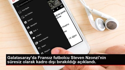 Galatasaray'da Fransız futbolcu Steven Nzonzi'nin süresiz olarak kadro dışı bırakıldığı açıklandı.