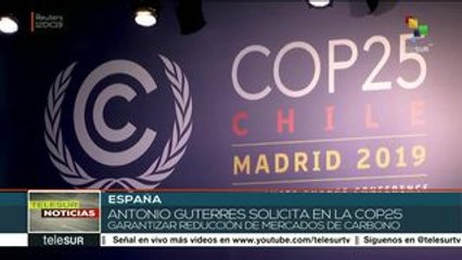 COP25 urge a garantizar reducción de mercados de carbono