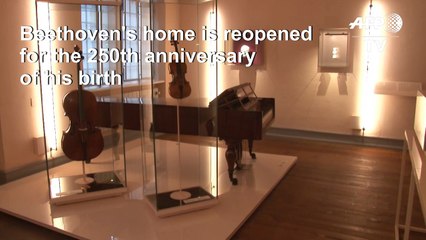 Beethoven's house in Bonn reopens to celebrate the composer's 250th birthday