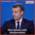 Retraites: Emmanuel Macron sort du silence et défend une réforme «historique»
