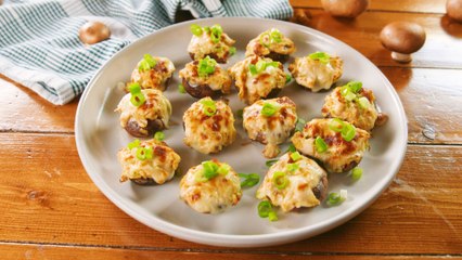 Chicken Artichoke Stuffed Mushrooms >>> All Other Appetizers