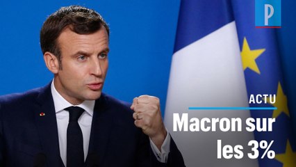 Règle des 3% : Macron veut une « une réflexion profonde et stratégique »