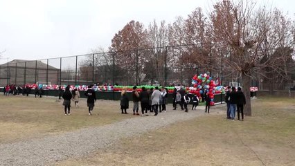 TİKA'dan Gürcistan'da çocuklara futbol sahası