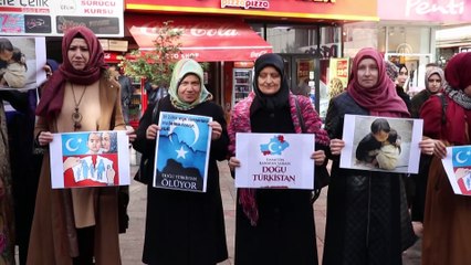 Çin'in Doğu Türkistan politikaları protesto edildi - ISPARTA