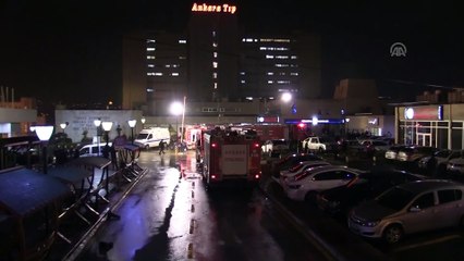 İbni Sina Hastanesinin arşiv bölümünde yangın - ANKARA