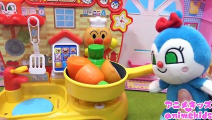 アンパンマン アニメ おもちゃ コキンちゃん お料理 アンパンマン キッチン みんなにお弁当つくるよ❤ アニメキッズ