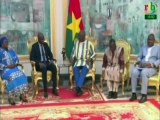RTB/Visite d’au revoir du représentant de la Banque Mondial au Burkina Faso en fin de mission, Cheick KANTE au Président et au Premier ministre