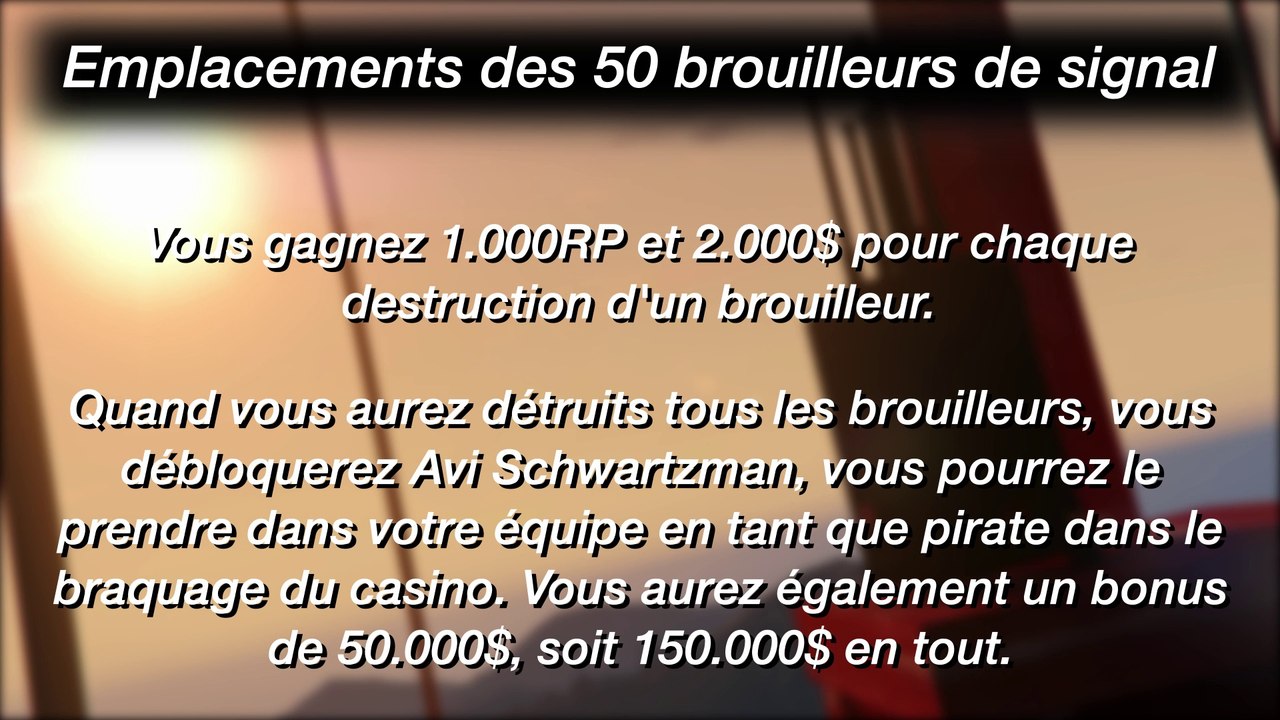 [GUIDE] Emplacements des 50 brouilleurs - GTA Online