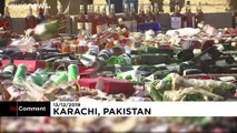 شاهد: السلطات الباكستانية تحرق وتتلف بضائع مهربة قيمتها حوالي 250 مليون دولار