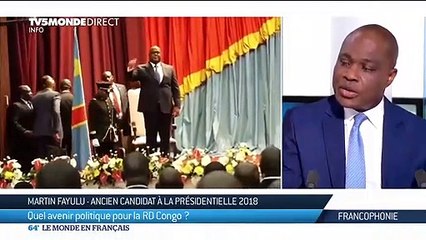 Martin Fayulu réagit au discours du président Tshisekedi.