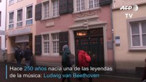 Reabren casa de Beethoven de Bonn por 250 aniversario del compositor